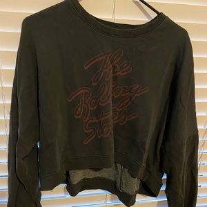 Vintage Crew Neck Crop Top